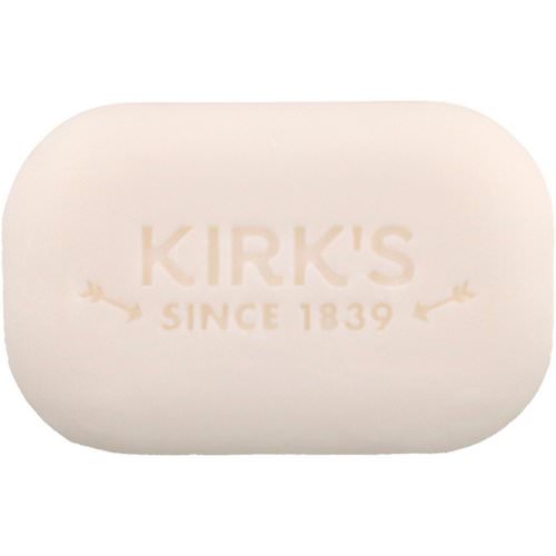 Kirk's, 100% Premium Coconut Oil Gentle Castile Soap, Fragrance Free, 4 oz (113 g) فوائد