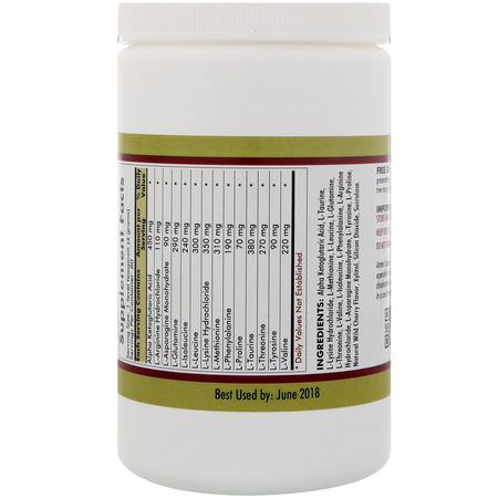 Kirkman Labs, Amino Support Powder, 8.4 oz (240 g):الأحماض الأمينية