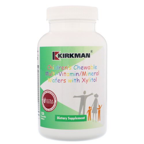Kirkman Labs, Children's Chewable Multi-Vitamin/Mineral Wafers with Xylitol, 120 Chewable Wafers فوائد