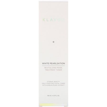 KLAVUU, White Pearlsation, Revitalizing Pearl Treatment Toner, 4.73 fl oz (140 ml):أحبار, K-جمال تطهير الجسم