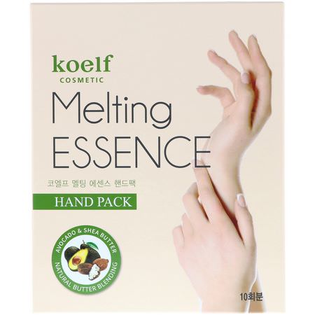 Koelf, Melting Essence Hand Pack, 10 Pairs:العناية باليدين, K-جمال
