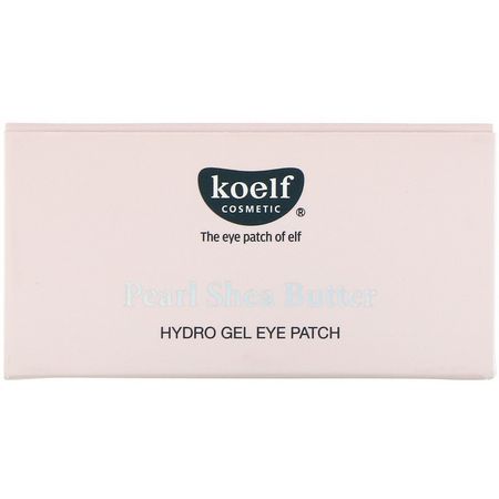 Koelf, Pearl Shea Butter, Hydro Gel Eye Patch, 60 Patches:أقنعة ال,جه K-جمال, التقشير