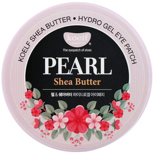 Koelf, Pearl Shea Butter, Hydro Gel Eye Patch, 60 Patches فوائد