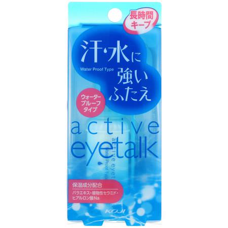 Koji, Active Eyetalk, Double Eyelid Maker, Waterproof, 0.4 fl oz (13 ml):عيون, ميك أب