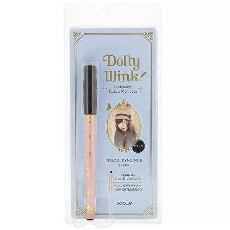 Koji, Dolly Wink, Pencil Eyeliner, Black, 1 Count:كحل, عيون