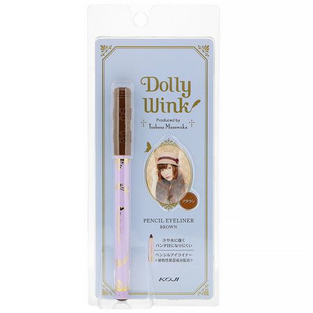 Koji, Dolly Wink, Pencil Eyeliner, Brown, 1 Piece:كحل, عيون