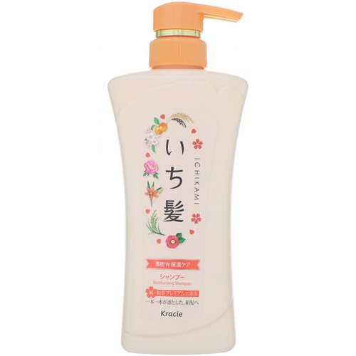 Kracie, Ichikami, Moisturizing Shampoo, 16.2 fl oz (480 ml) فوائد