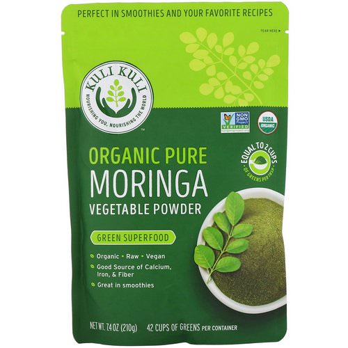 Kuli Kuli, Organic Pure Moringa Vegetable Powder, 7.4 oz (210 g) فوائد