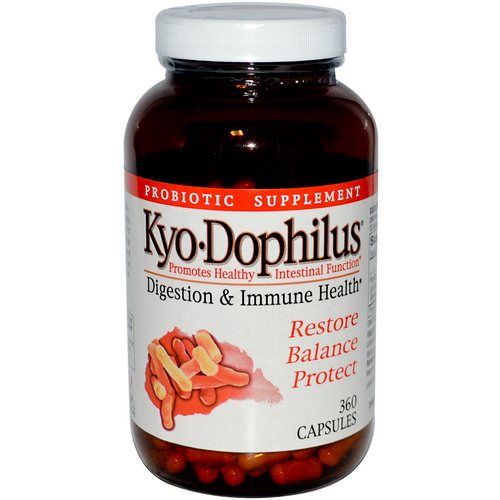Kyolic, Kyo-Dophilus, Digestion & Immune Health, 360 Capsules فوائد