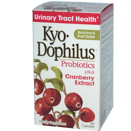Kyolic, Kyo-Dophilus, Probiotics, Plus Cranberry Extract, 60 Capsules فوائد