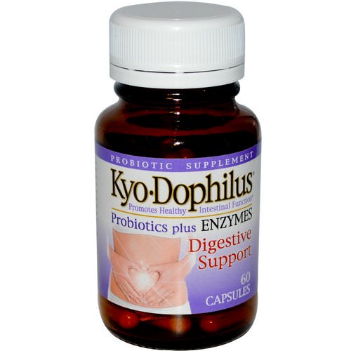 Kyolic, Kyo Dophilus, Probiotics Plus Enzymes, 60 Capsules فوائد