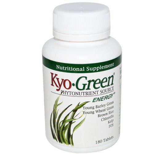Kyolic, Kyo-Green Phytonutrient Source, Energy, 180 Tablets فوائد