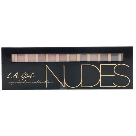 L.A. Girl, Beauty Brick, Nudes Eyeshadow Palette, 0.42 oz (12 g):هدايا للمكياج, ظلال العي,ن