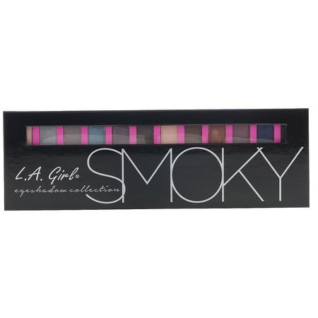 L.A. Girl, Beauty Brick, Smoky Eyeshadow Palette, 0.42 oz (12 g):هدايا للمكياج, ظلال العي,ن