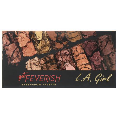 L.A. Girl, Get Feverish Eyeshadow Palette, 0.035 oz (1 g) Each:ميك أب ميك أب, ظل المكياج