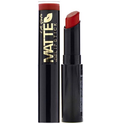 L.A. Girl, Matte Flat Velvet Lipstick, Bite Me, 0.10 oz (3 g) فوائد