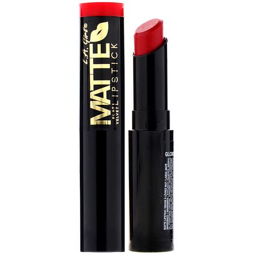 L.A. Girl, Matte Flat Velvet Lipstick, Gossip, 0.10 oz (3 g) فوائد