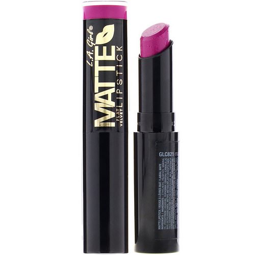 L.A. Girl, Matte Flat Velvet Lipstick, Manic, 0.10 oz (3 g) فوائد