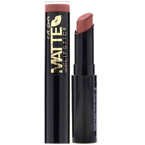 L.A. Girl, Matte Flat Velvet Lipstick, Snuggle, 0.10 oz (3 g) فوائد