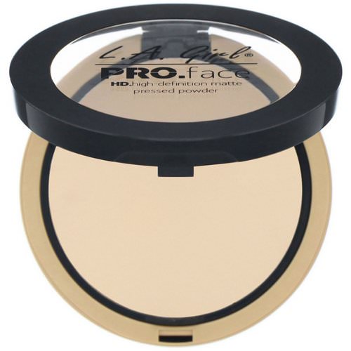 L.A. Girl, Pro Face HD Matte Pressed Powder, Creamy Natural, 0.25 oz (7 g) فوائد