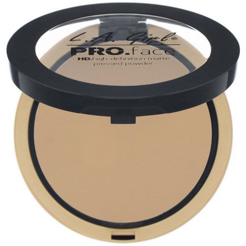 L.A. Girl, Pro Face HD Matte Pressed Powder, True Bronze, 0.25 oz (7 g) فوائد