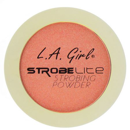 L.A. Girl, Strobe Lite, Strobing Powder, 40 Watt, 0.19 oz (5.5 g):تمييز,جه