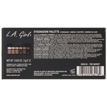 L.A. Girl Eyeshadow Makeup Gifts - ميك أب ميك أب, ظل المكياج, عيون, ميك أب