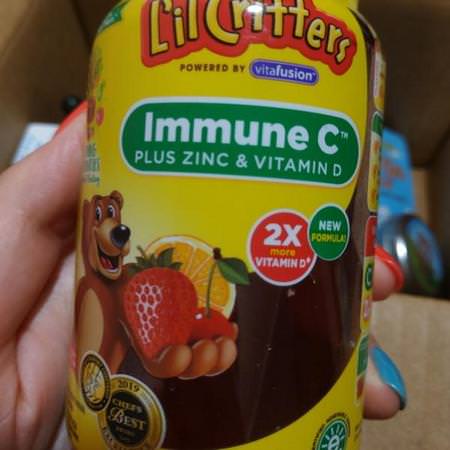 L'il Critters, Immune C Plus Zinc & Vitamin D, 190 Gummies