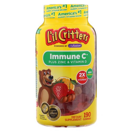 L'il Critters, Immune C Plus Zinc & Vitamin D, 190 Gummies فوائد