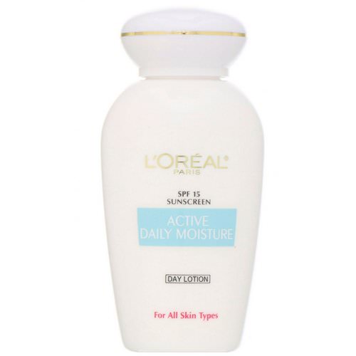 L'Oreal, Active Daily Moisture, Day Lotion, SPF 15, 4 fl oz (118 ml) فوائد