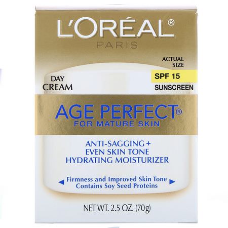 L'Oreal, Age Perfect, Day Cream, SPF 15, 2.5 oz (70 g):مرطب لل,جه, العناية بالبشرة