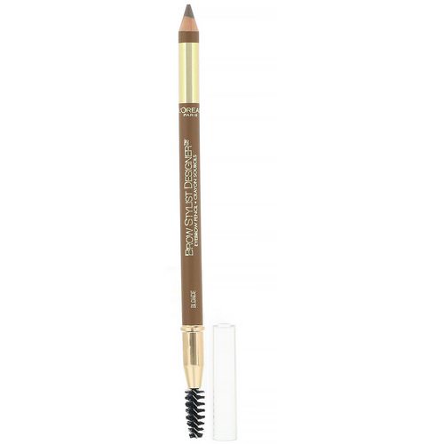 L'Oreal, Brow Stylist Designer Eyebrow Pencil, 305 Blonde, .045 oz (1.3 g) فوائد