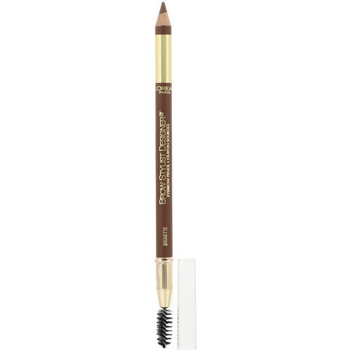 L'Oreal, Brow Stylist Designer Eyebrow Pencil, 310 Brunette, 0.045 oz (1.3 g) فوائد