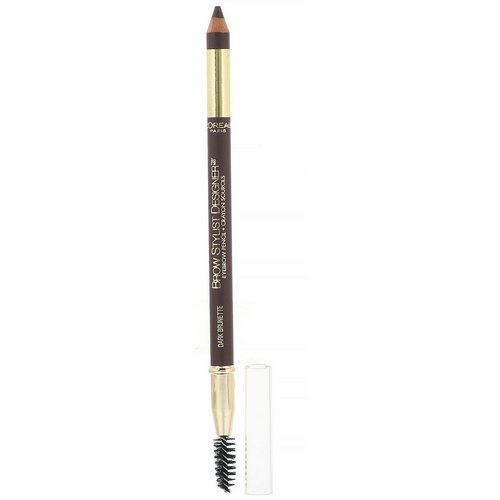 L'Oreal, Brow Stylist Designer Eyebrow Pencil, 315 Dark Brunette, .045 oz (1.3 g) فوائد