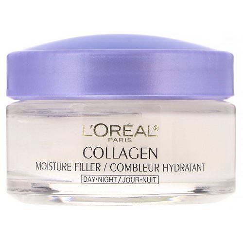 L'Oreal, Collagen Moisture Filler, Day/Night Cream, 1.7 oz (48 g) فوائد