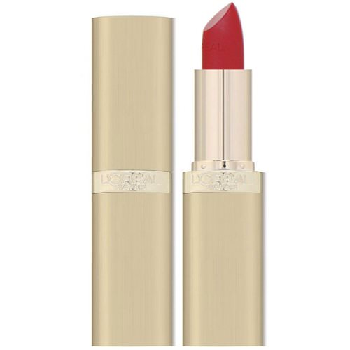 L'Oreal, Color Rich Lipstick, 350 British Red, 0.13 oz (3.6 g) فوائد