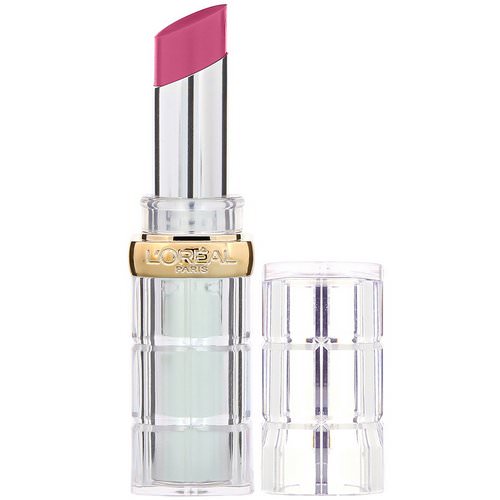 L'Oreal, Color Rich Shine Lipstick, 914 Glazed Pink, 0.1 oz (3 g) فوائد