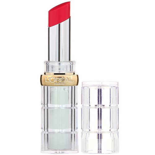 L'Oreal, Color Rich Shine Lipstick, 920 Lacquered Strawberry, 0.1 oz (3 g) فوائد