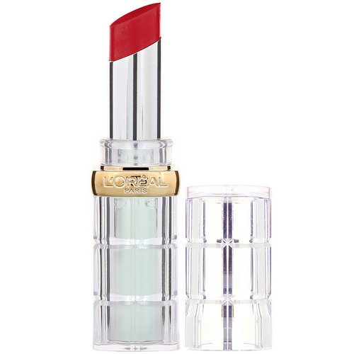 L'Oreal, Color Rich Shine Lipstick, 924 Enamel Red, 0.1 oz (3 g) فوائد