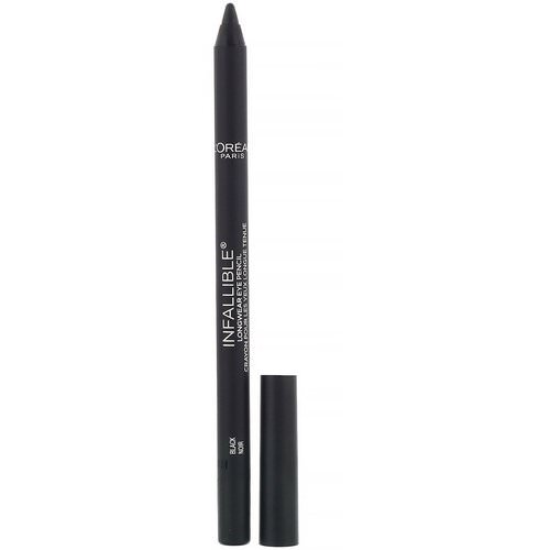 L'Oreal, Infallible Pro-Last Waterproof Pencil Eyeliner, 930 Black, 0.042 fl oz (1.2 g) فوائد