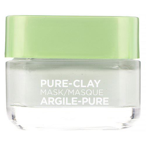 L'Oreal, Pure-Clay Mask, Purify & Mattify, 3 Pure Clays + Eucalyptus, 1.7 oz (48 g) فوائد