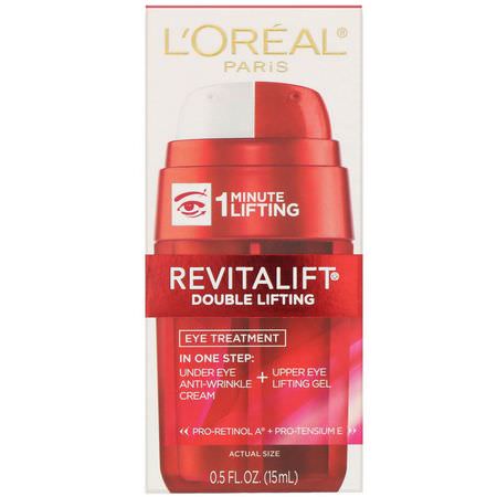 L'Oreal, Revitalift Double Lifting, Eye Treatment, 0.5 fl oz (15 ml):العلاجات, كريم العين