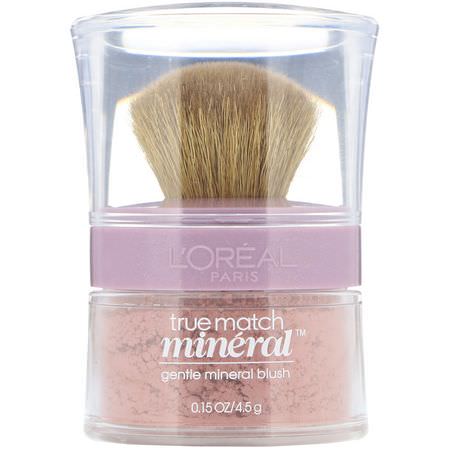 L'Oreal, True Match Naturale Mineral Blush, 486 Pinched Pink, 0.15 oz (4.5 g):Blush, وجه