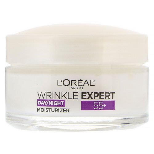 L'Oreal, Wrinkle Expert, Anti-Wrinkle Intensive Care, 55+, Day/Night Moisturizer, 1.7 oz (48 g) فوائد