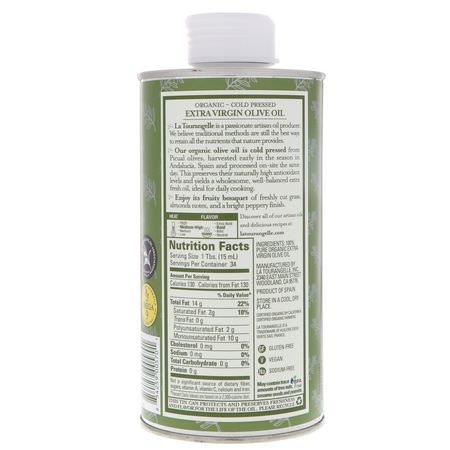 La Tourangelle, 100% Organic Extra Virgin Olive Oil, 16.9 fl oz (500 ml):زيت الزيت,ن ,الخل