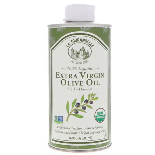 La Tourangelle, 100% Organic Extra Virgin Olive Oil, 16.9 fl oz (500 ml) فوائد