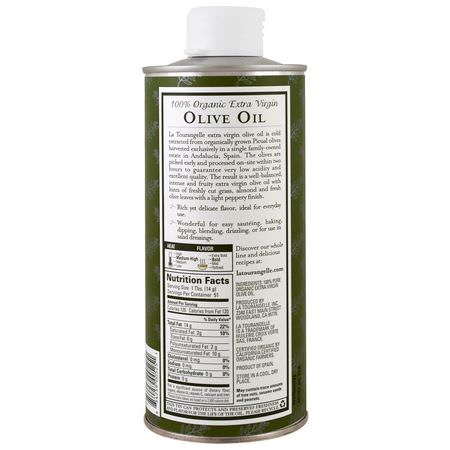 La Tourangelle, 100% Organic Extra Virgin Olive Oil, 25.4 fl oz (750 ml):زيت الزيت,ن ,الخل