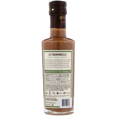 La Tourangelle, Organic Vinaigrette, Classic Balsamic, 8.45 fl oz (250 ml):الضمادات, الخل