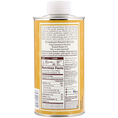La Tourangelle, Roasted Peanut Oil, 16.9 fl oz (500 ml):الخل ,الزي,ت