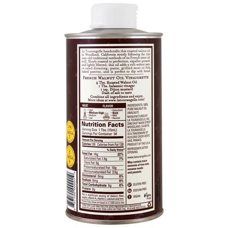 La Tourangelle, Roasted Walnut Oil, 16.9 fl oz (500 ml):الخل ,الزي,ت
